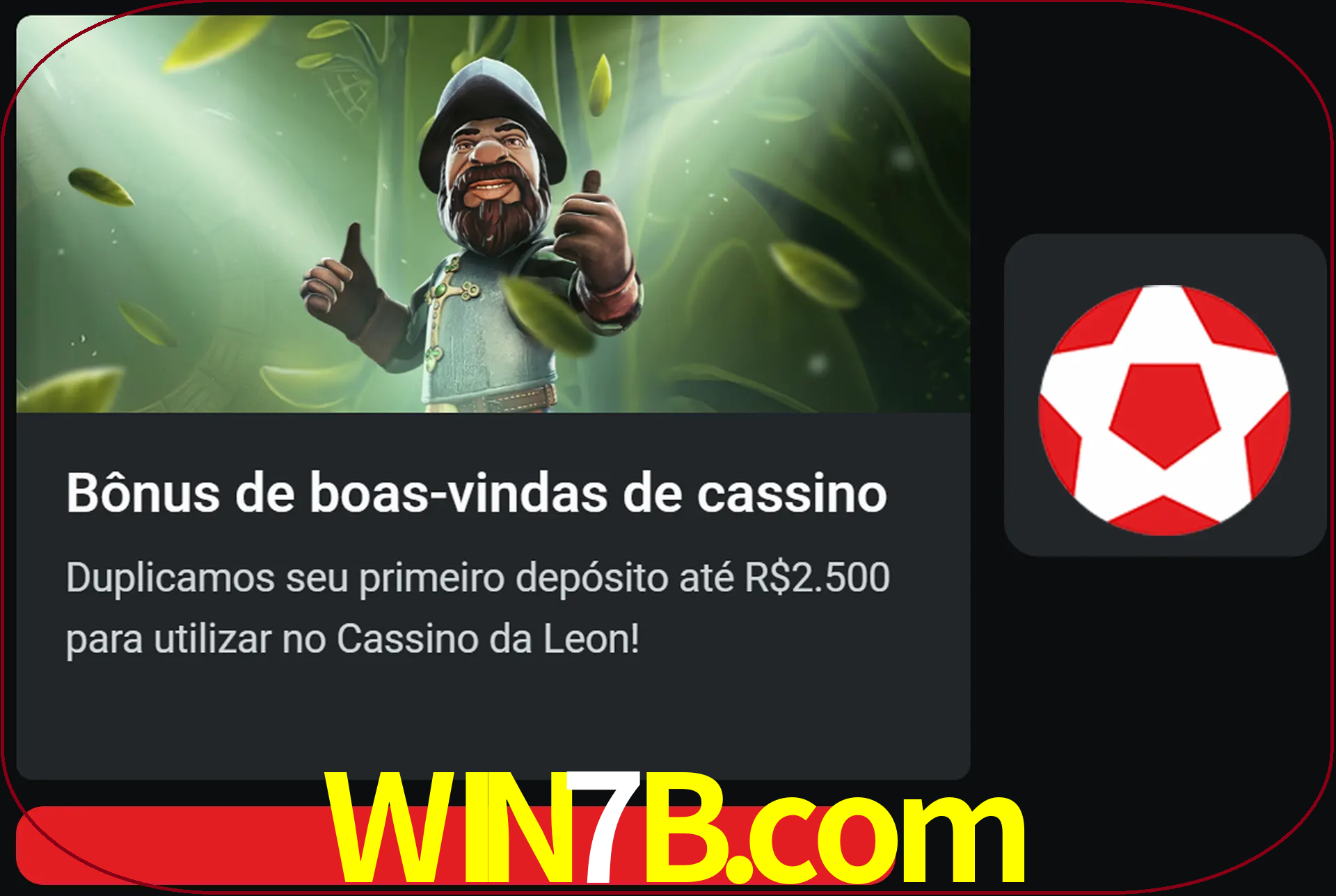 Receba seu dinheiro do bônus de boas-vindas após o primeiro depósito.